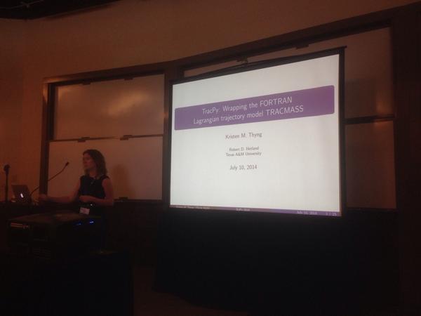 cbcunc's tweet image. TAMU and #GCOOS represent! #SciPyConf