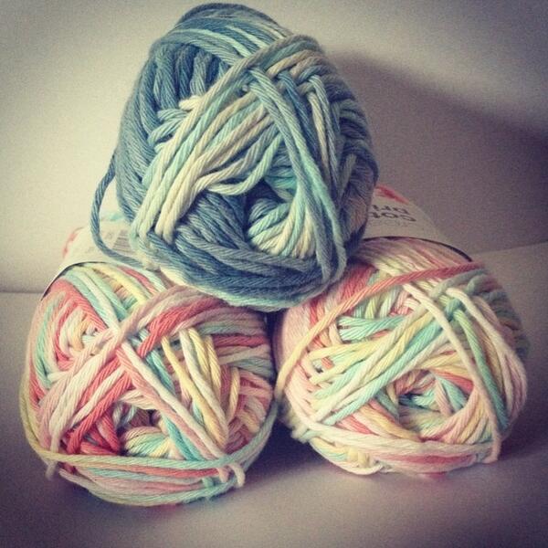 Fabulous new wool 💕 #newwool #wool #yarn #newyarn #colourful #pastel #pastelcolour #sprinkles #knit #knitting #kn...