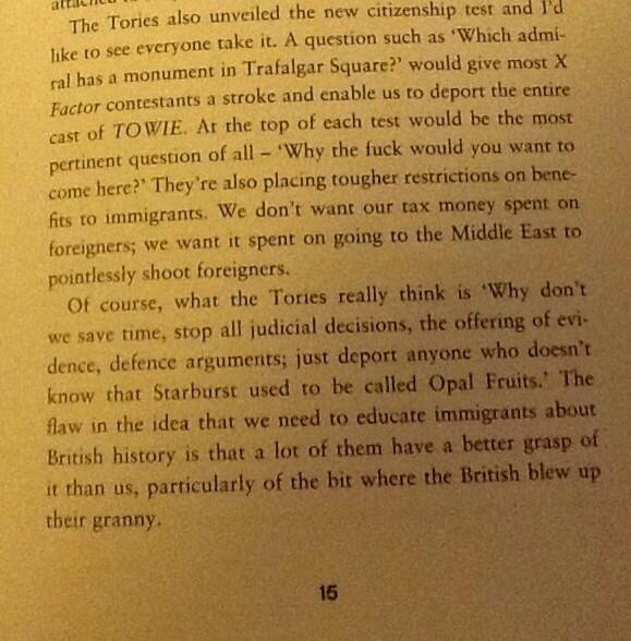 Lewisno1fan's tweet photo. Chortling away to 'Scotland's Jesus' by @frankieboyle http://t.co/qWDyFrAP2x