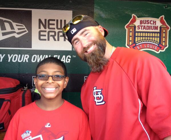 calientemomma's tweet photo. Look who we ran into at the game last night! A big thanks to @JMotte30 for making this kid's day!!! http://t.co/eM3Uixkr3K