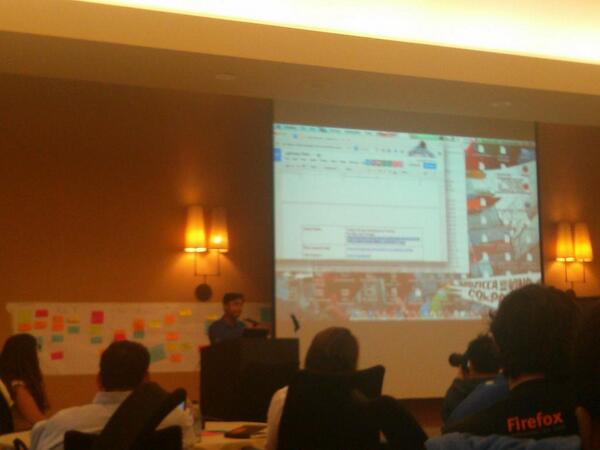 Konstantina_P's tweet photo. Rahid's talk about firefox os app training!! Bangladesh Community rocks @rahid http://t.co/ifBl5iMZtV