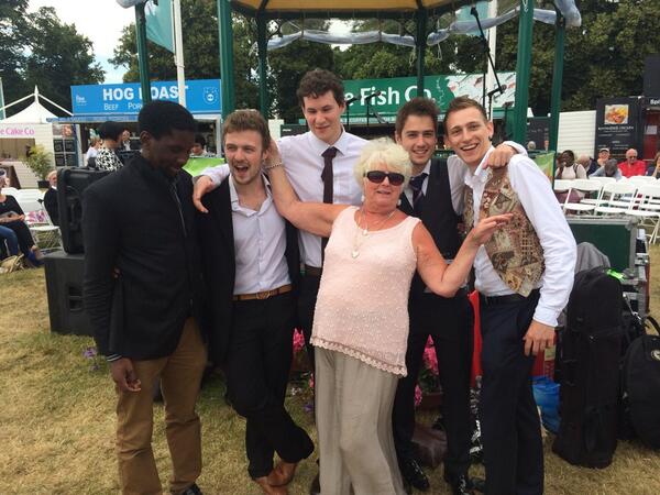 Maureen. She's our biggest fan!