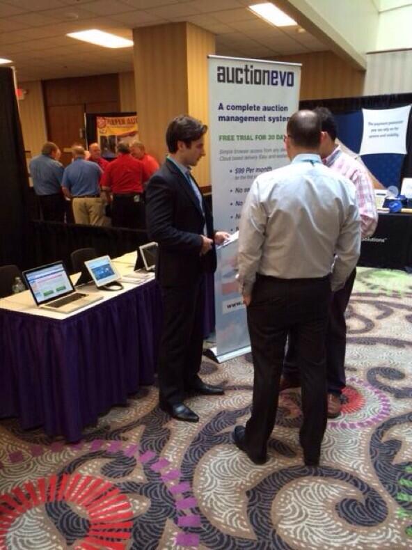 auctionfluency's tweet image. #auctionevo at #NAACS14 come &amp;amp; see us at Booth 48 - Its an Auction rEVOlution! @naaauctioneers