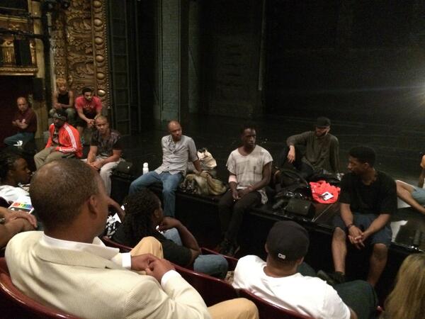 LongevityCT's tweet image. #ProjectLongevity Guys that are changing their group/gang lifestyle went to #Broadway to see #HollerIfYaHearMe