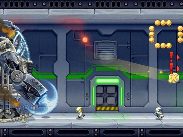 StillHarper's tweet photo. I just flew 3,225m in a brilliant game of #JetpackJoyride on iPad. http://t.co/6TdckkZlP0 http://t.co/PmeskCkMsO