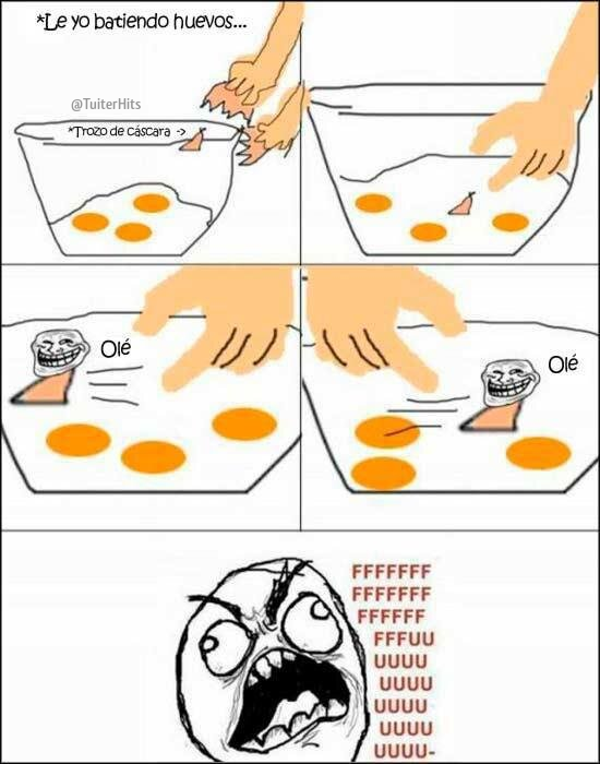TuiterHits's tweet photo. Te ha ocurrido cuando bates los huevos... http://t.co/b9g2jnczIz