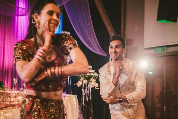 NZStuff's tweet photo. Wedding of the week - a vibrant, Indian/Western fusion showstopper: http://t.co/RrwxWNbfj6 Photo: @wedophotography http://t.co/8c4R97K8yC