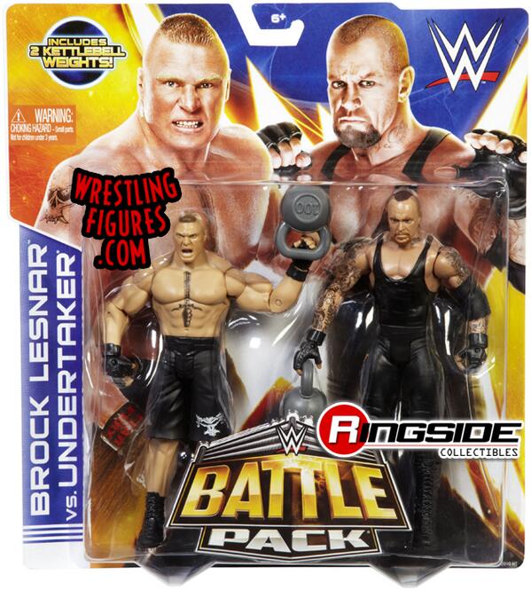 RingsideC's tweet image. Recreate #21and1 with @BrockLesnar #Undertaker #Mattel #WWE #BattlePacks 30! Shop now → bit.ly/1hzssVH
