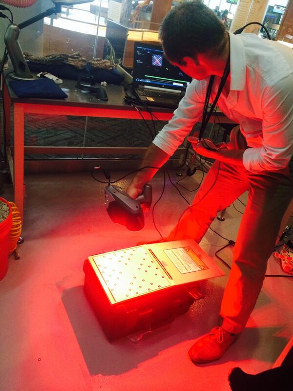 SciencewithMsA's tweet image. The paleontology lab has a super cool 3D scanner!! #technologyatwork #kenanfellows #fossils