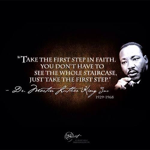 Image result for take the first step in faith