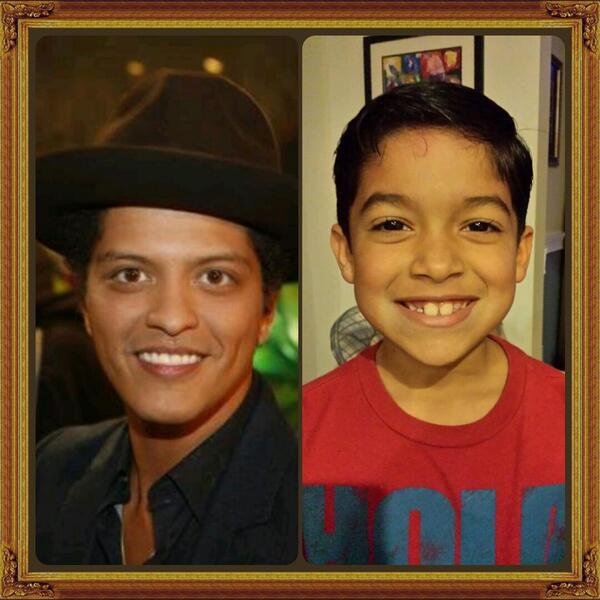 KTurull3's tweet image. I just posted this on the Today Show fb page....my little one has small resemblance in "my opinion" to #BrunoMars