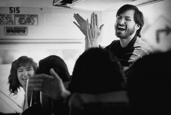 TEDTalks's tweet photo. Candid photos of Steve Jobs, Bill Gates and other tech titans back in the early days: http://t.co/ZdcXYT6532 http://t.co/nOWbvaFsO0