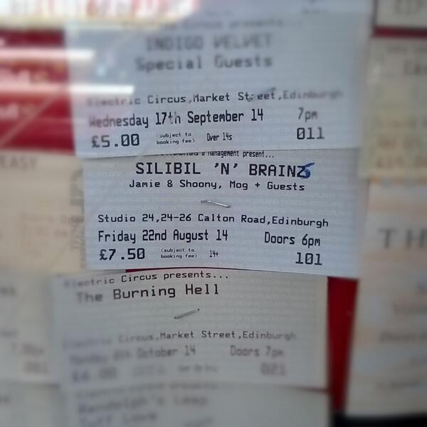 Get your tickets to <a href="/SilibilNBrains/">Silibil N' Brains</a> from Ripping Records and Tickets Scotland, available now!