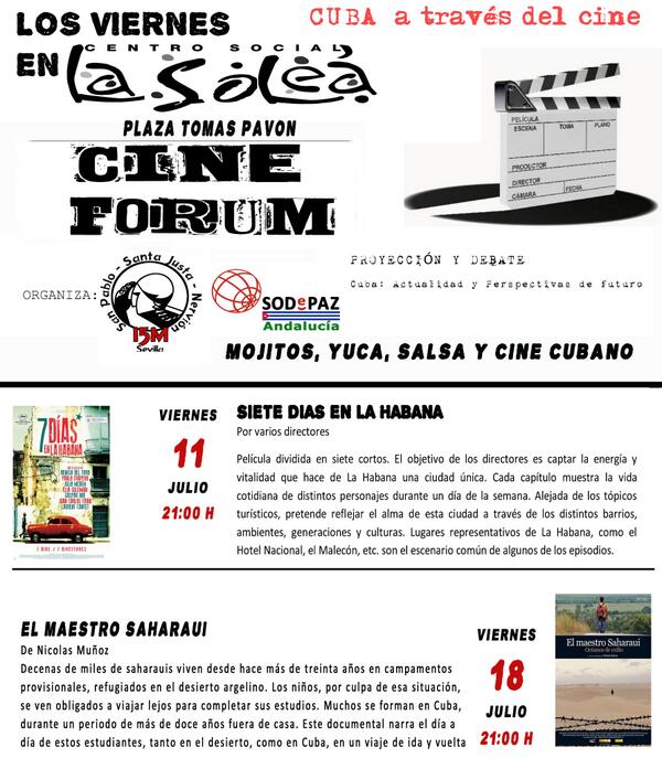 15msanpablo's tweet photo. Viernes 4 Julio 21:00 CINE LASOLEÁ http://t.co/8qIBjlh3m0 plz TomásPavón_pol.SanPablo @desCentrados  @AtrapaEditorial @tramallol @elbarcon