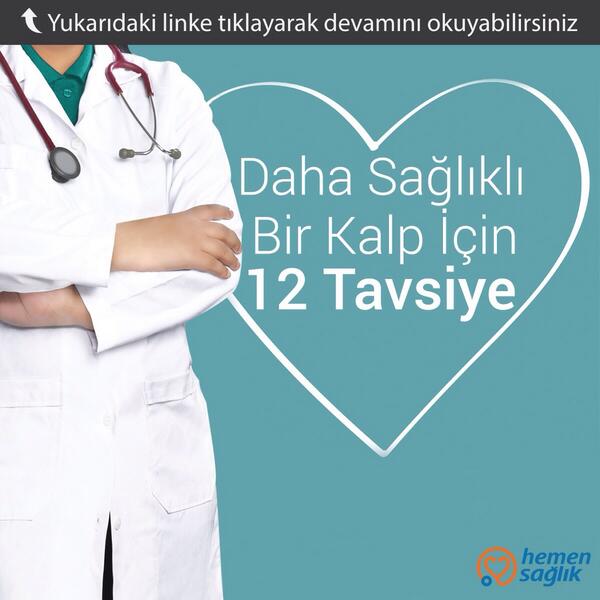Daha Sağlıklı Bir Kalp İçin 12 Tavsiye
hemensaglik.com/slayt/daha-sag… #hemensağlık #sağlık #kalp