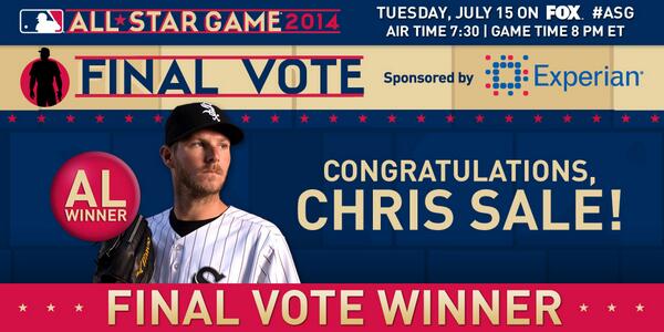 whitesox's tweet photo. WE DID IT! #TargetSale #AllStar #Bullseye http://t.co/EMnQCbIk6n