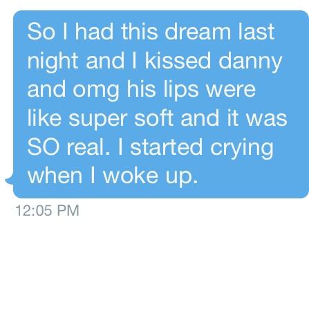 pointersconfess's tweet image. the best kind of dream
