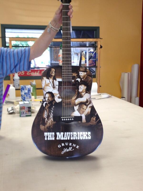 SunSignsAustin's tweet image. New 'The Mavericks' guitar wrap!