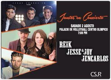 NoticiasJyJ's tweet photo. El 2 de Agosto @jesseyjoy sueltan al perro en Santo Domingo RD en Palacio de Volleyball Centro Olímpico
#CQSQEPTour http://t.co/hpcMiEEor7