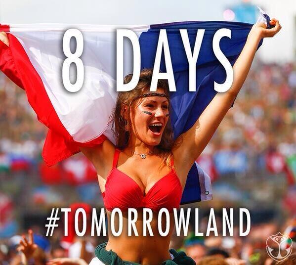 EDMusicFactory's tweet photo. 8 Days 

#Tomorrowland http://t.co/czP6FM3r63