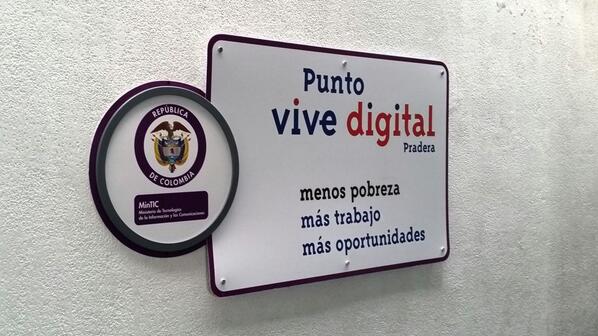 Todo listo para la gran inauguración el día de mañana del punto #vivedigital de #pradera #vdelcauca @anamartamiranda