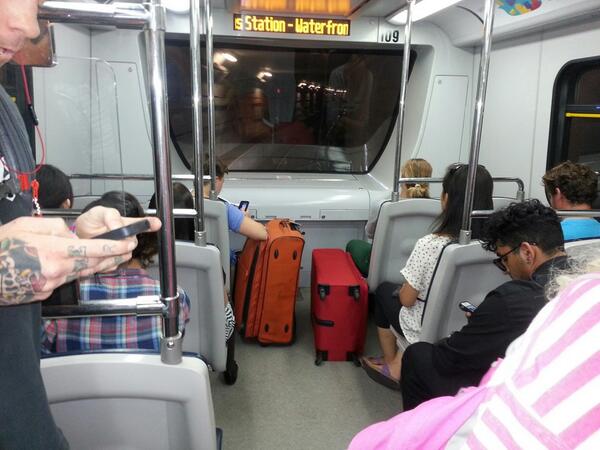 hi2lolly's tweet image. Who needs keep left except to pass; how about only one seat per person? @TransLink #transitproblems