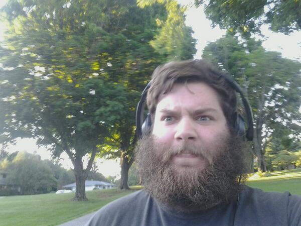 BeardedMammoth's tweet image. PSA: this is what you&apos;ll look like after @traviskeller drives through yo hood and yells at you #iPoop