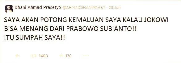 negativisme's tweet photo. Lelaki sejati tak pernah ingkar janji,Patut ditunggu nih @AHMADDHANIPRAST :) " @ahmad_ulya: hahaha http://t.co/PS8OrgTY0t cc: @negativisme