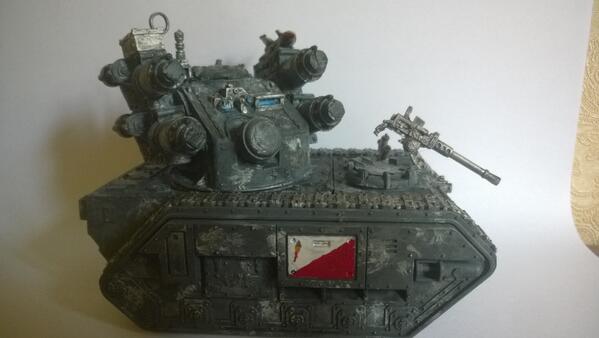 TabletopP's tweet image. I've found some WiFi on my expedition, heres a pic of an IG Wyvern from my phone to keep u going while I'm away