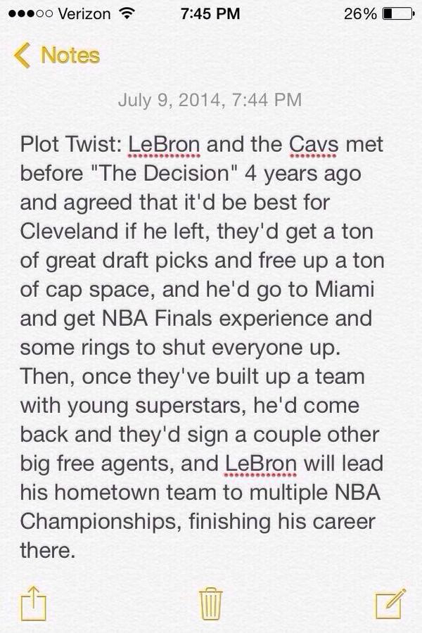 TopFBVids's tweet image. LeBron plot twist
