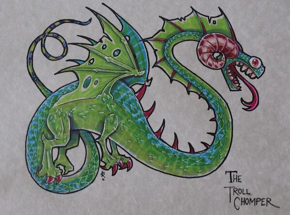 Another dragon! This time for Waterstones Kirkcaldy!