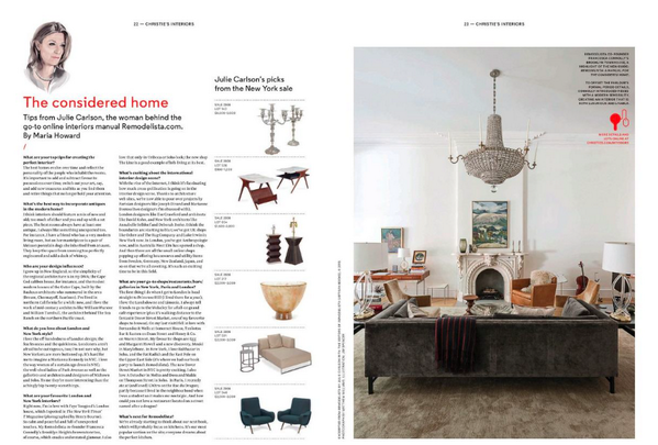 EnsemblierUK's tweet photo. We love the new @ChristiesInc magazine! Great tips and picks from @RemodelistaJC  http://t.co/7Nt62OrLGi http://t.co/vl0KUId2bW