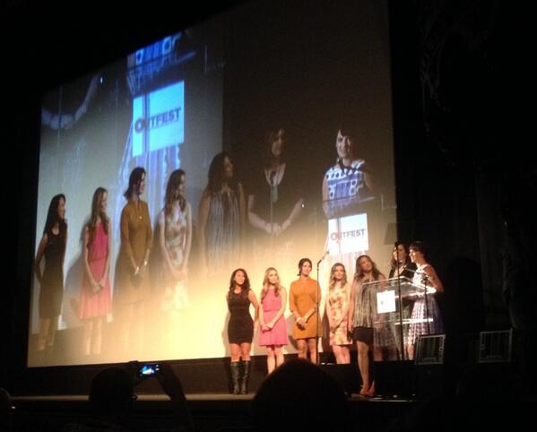 JMollick's tweet photo. Tonight was the best! Thank you #OutfestLA for welcoming @LifePartnersMov with such warm and open arms! http://t.co/iF0P4LdU1p