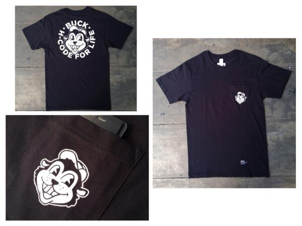 [New Arrival] <a href="/BUCK_apparel/">BUCK.apparel</a> H-CodeFL Pocket T-shirt Black. IDR 225k