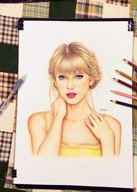 Amazing_Draw_'s tweet photo. Taylor Swift  Drawing ' http://t.co/ysu3LZ9Xzb"