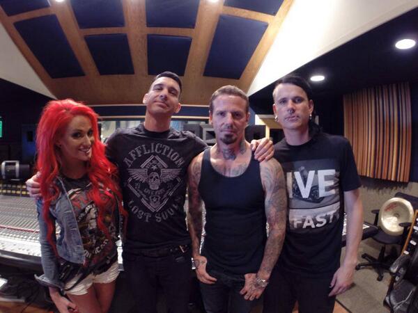 SkipSaylor's tweet photo. Great having Metal band Butcher Babies in the studio recently cutting tracks for a new CD with producer Logan Mader. http://t.co/pjzQ2n4ZR0