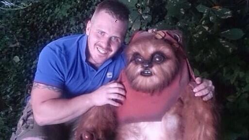 ricky_gunter's tweet photo. Look who we met on are way to work #puzzlewood http://t.co/7zKsakmLol