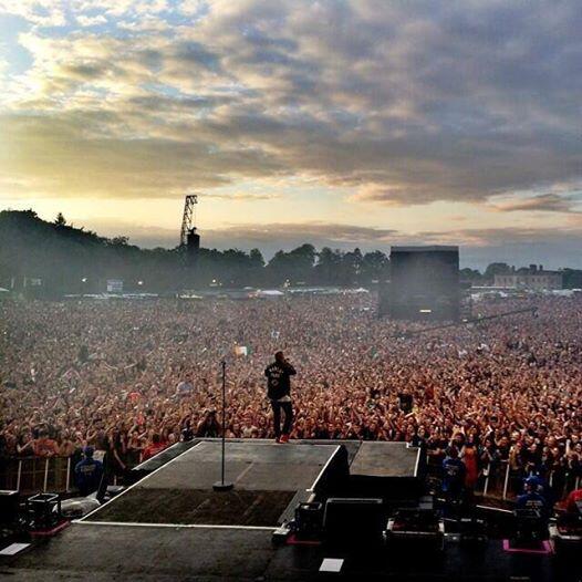 spin1038's tweet photo. Incredible picture of @macklemore performing in Marlay Park last night! Who was there? http://t.co/RGxvAjbN0n