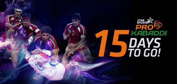 ProKabaddi's tweet photo. 15 days from now,India will be ready to witness 5 weeks of High Energy Action #ProKabaddiRevolution #awesomemess http://t.co/z1C0YLJTv5