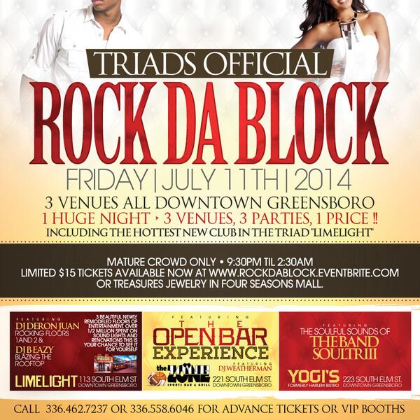 frankratchford's tweet image. 2nite! #Rockdablock Friday! 3 parties, 1 block incl. #thezone &amp;amp; #Limelight! DM @ladymary_09 2b added 2 her FREE list!