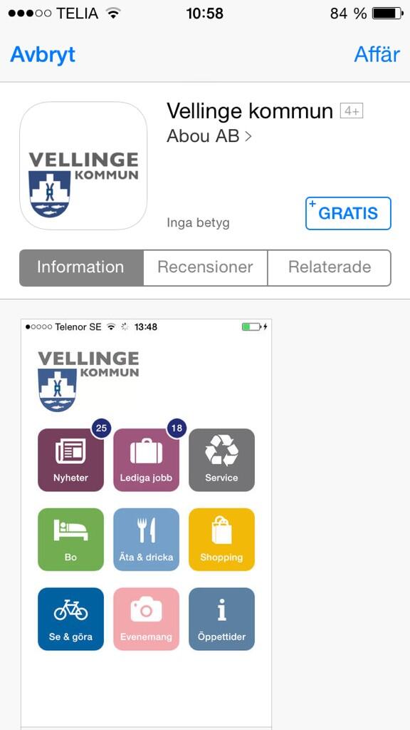 Maria Nikka (@majanikka) on Twitter photo Vellinge är med app;-) Vellinge är med app;-)