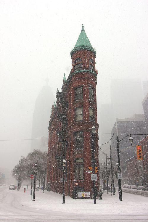 _Paisajes_'s tweet photo. Día de nieve en Toronto, Canadá http://t.co/YzphUuxrqU