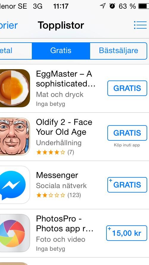 paffe01's tweet image. Wait wat? #appstoreproblems kolla på den fjärdes pris...