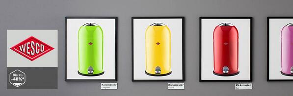 WESCO Design Haushaltsartikel bis zu 40% reduziert!  mehr hier ==> buff.ly/W2UiA9