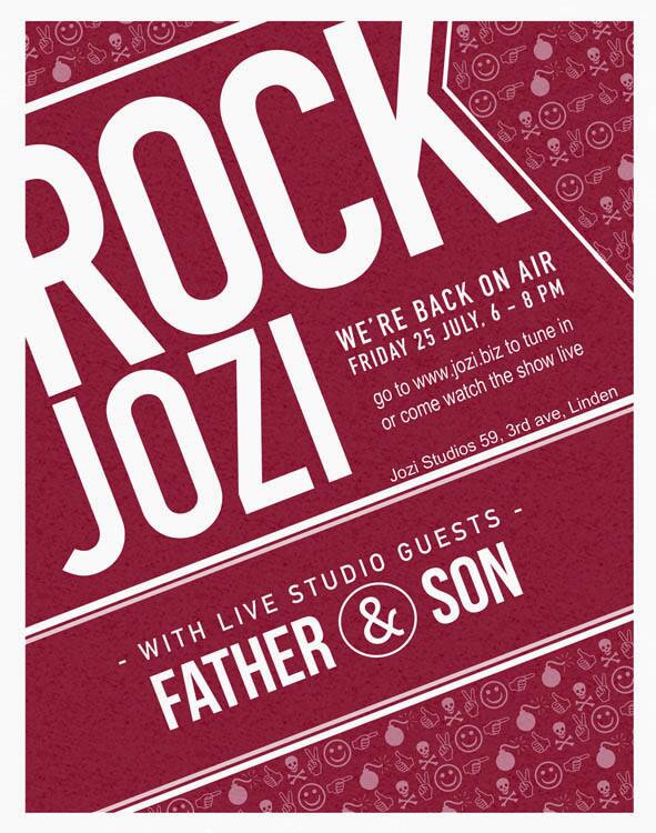 #RockJozi is BACK!
Kicking off the new show with <a href="/FatherAndSon_/">Father and Son</a> 
Come check it out!