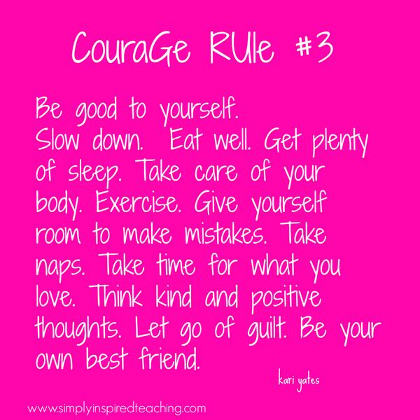 Kari_Yates's tweet photo. Take care of yourself this summer so you're ready to teach bravely come fall. 
   http://t.co/WY98nyyR8d http://t.co/QGBtcMqwRs
