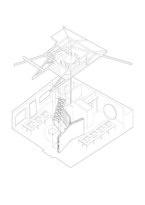 almanac_arch's tweet image. Concept proposal for a recording studio office in East London done recently by @almanacllp  #adaptablearchitecture