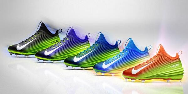 nikestore's tweet image. The @nikebaseball Vapor Spectrum Collection launches tomorrow at 8am EDT. Details: swoo.sh/1mS6ezu