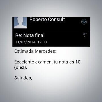 Lindo levantarse y ver esto..