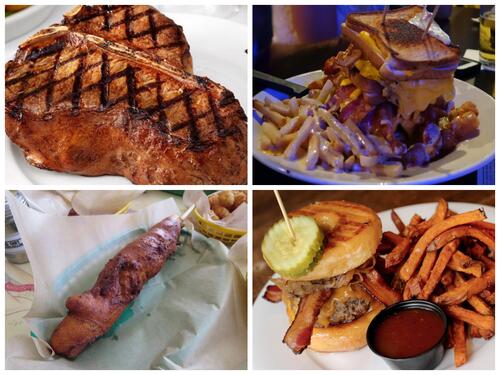 EaterAtlanta's tweet photo. A map of EXTREME MEAT dishes in Atlanta: http://t.co/j25KUrtEhS \m/ \m/ #TFDOM http://t.co/s79PwyCOrQ